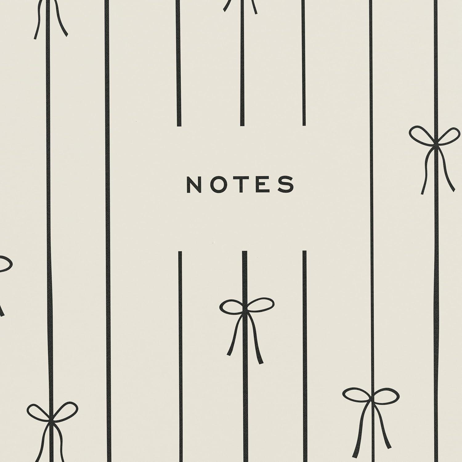 imageMinted Birds Notebook Writing Journal for Notes amp Journaling Durable Paper Cover Modern Aesthetic Colorful amp Simple Spiral Bound Journal Notebook with 160 Lined Pages 55 x 85Black Bow