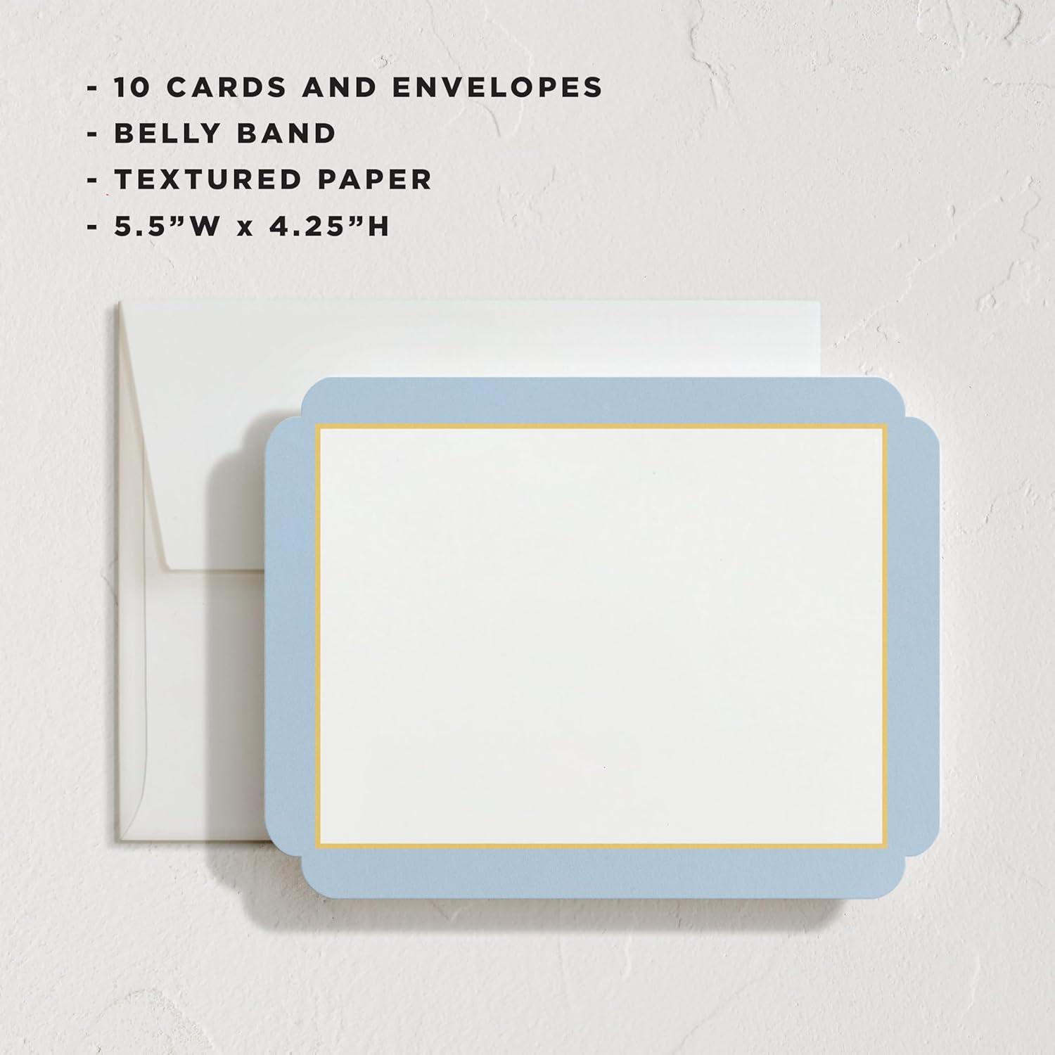 imageMinted Cheerful Valentines Day Stationery Set Set of 10 Flat Note Cards amp Envelopes for Invitiations and Handwritten Thank You Messages Rainbow with Heart Accent Gifts for TeachersJuly