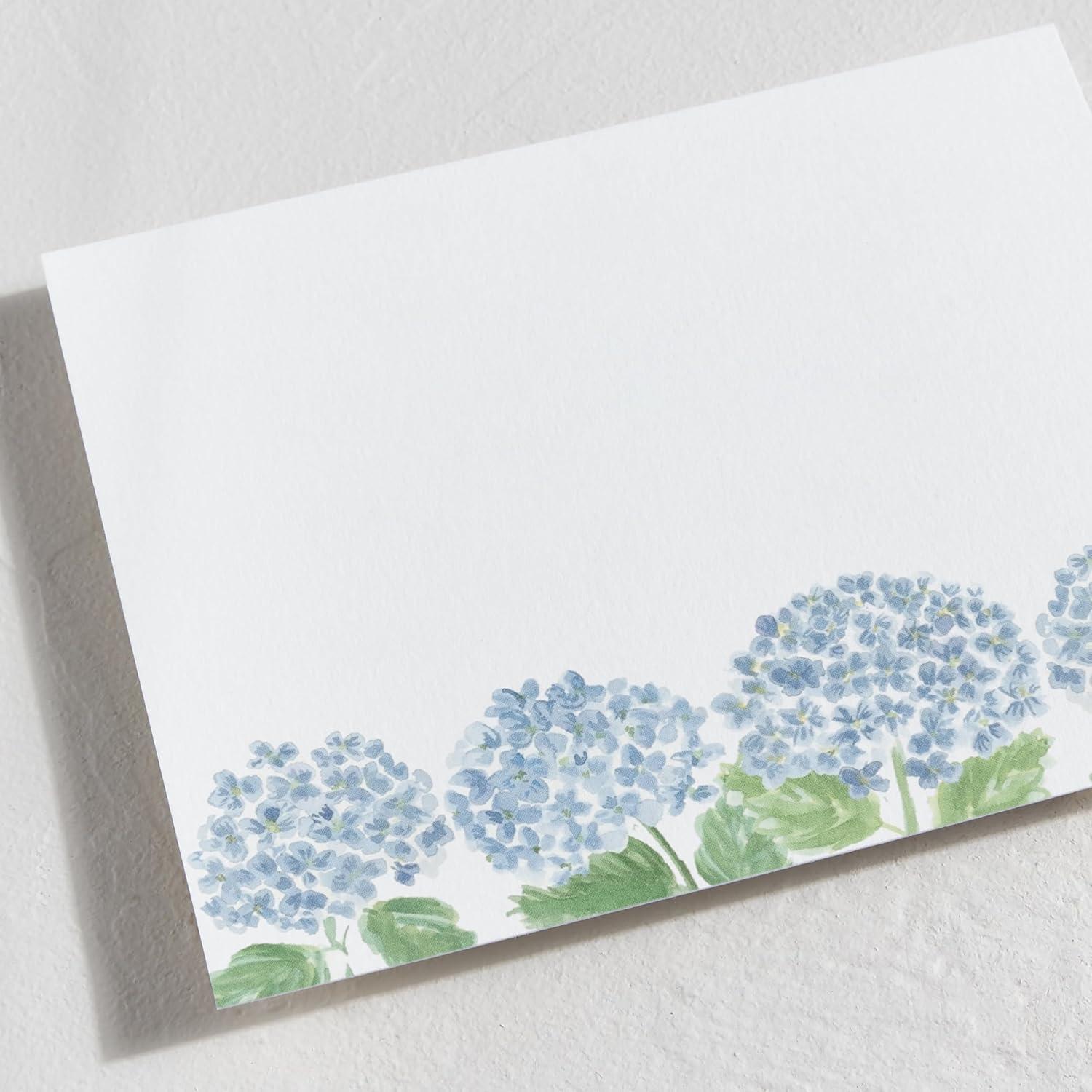 imageMinted Cheerful Valentines Day Stationery Set Set of 10 Flat Note Cards amp Envelopes for Invitiations and Handwritten Thank You Messages Rainbow with Heart Accent Gifts for TeachersHydrangea Love