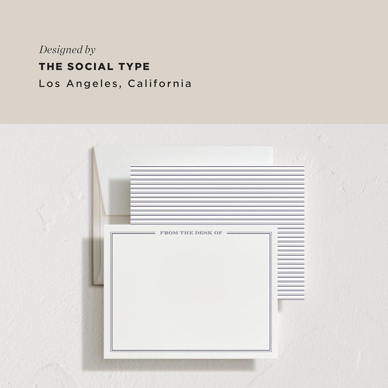 imageMinted Cheerful Valentines Day Stationery Set Set of 10 Flat Note Cards amp Envelopes for Invitiations and Handwritten Thank You Messages Rainbow with Heart Accent Gifts for TeachersGentleman