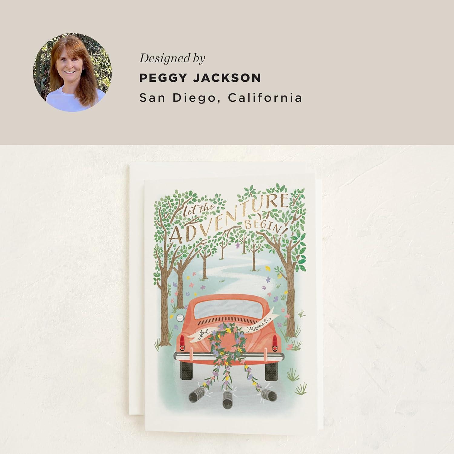 imageMinted Flower Cheers Wedding Card with Gold Foil Champagne Coupes Floral Garnish Illustration Elegant Toast Celebration Greeting for Newlyweds Engagement Bridal Shower Anniversary CongratulationsLovers Lane