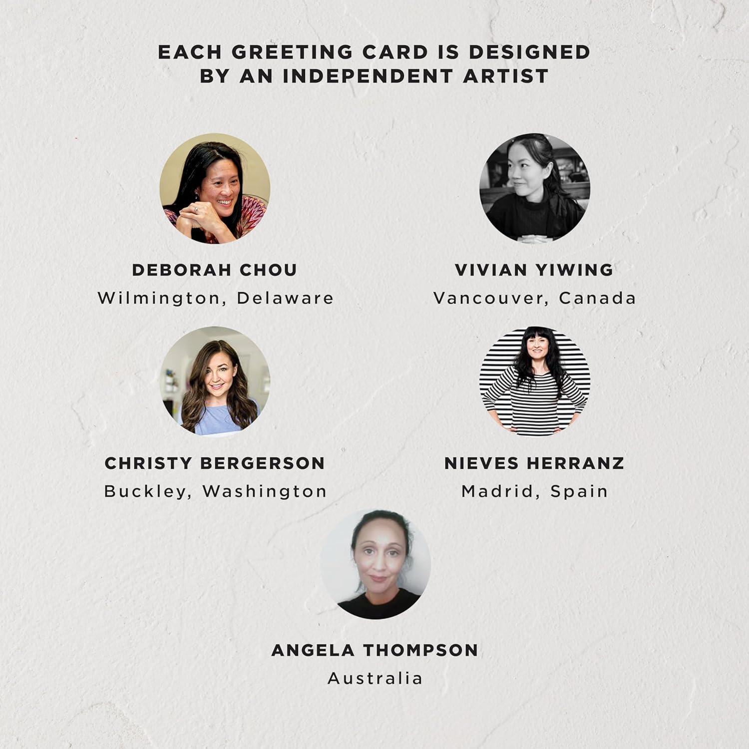 imageMinted Kids Birthday Cards Pack Set of 5 Kids Greeting Card Variety Pack Fun amp Cute Folded Greeting Cards With Envelopes Unique Happy Birthday Stationery Cards Designed by Independent ArtistsPets Blanks Pack