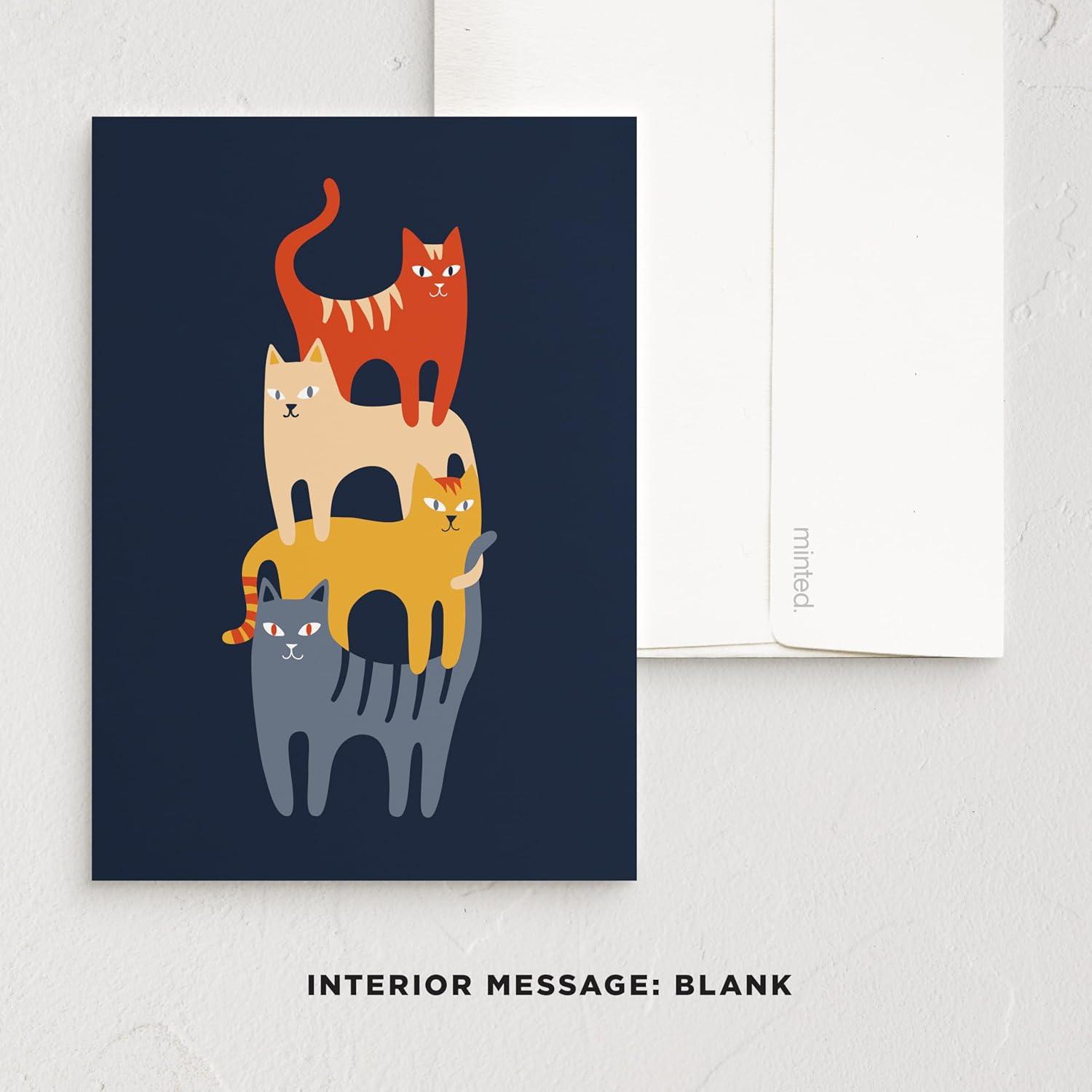 imageMinted Kids Birthday Cards Pack Set of 5 Kids Greeting Card Variety Pack Fun amp Cute Folded Greeting Cards With Envelopes Unique Happy Birthday Stationery Cards Designed by Independent ArtistsPets Blanks Pack