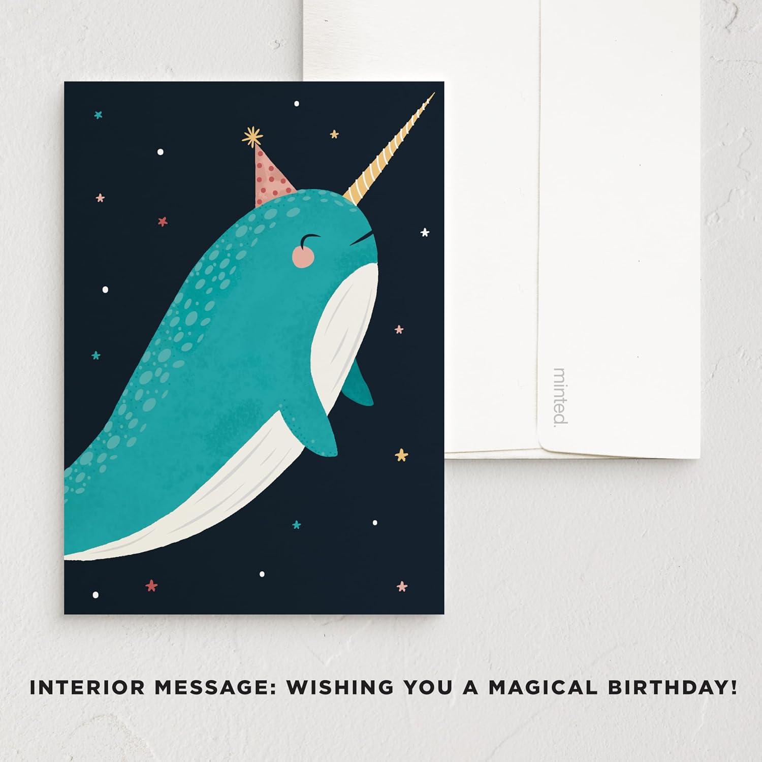 imageMinted Kids Birthday Cards Pack Set of 5 Kids Greeting Card Variety Pack Fun amp Cute Folded Greeting Cards With Envelopes Unique Happy Birthday Stationery Cards Designed by Independent ArtistsKids Birthday Pack