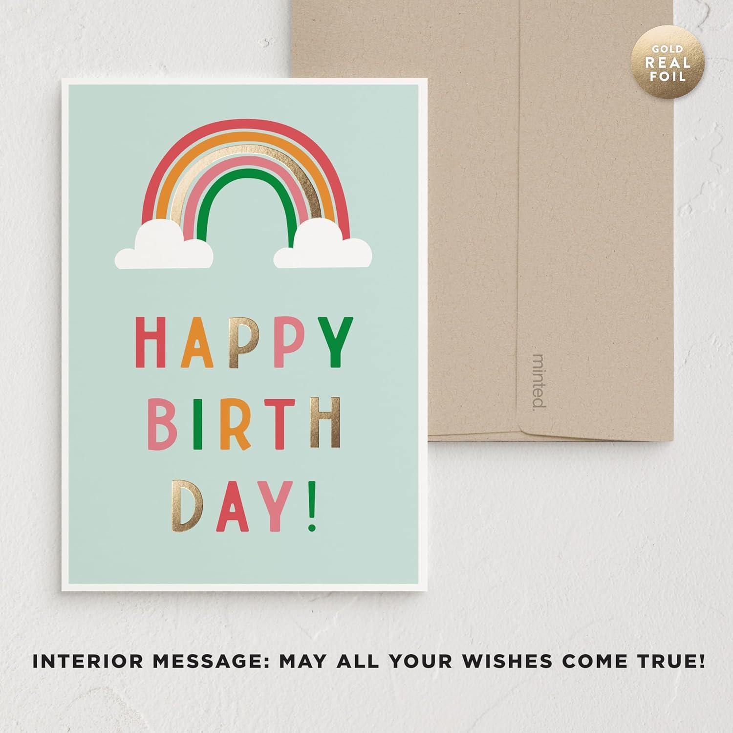 imageMinted Kids Birthday Cards Pack Set of 5 Kids Greeting Card Variety Pack Fun amp Cute Folded Greeting Cards With Envelopes Unique Happy Birthday Stationery Cards Designed by Independent ArtistsKids Birthday Pack