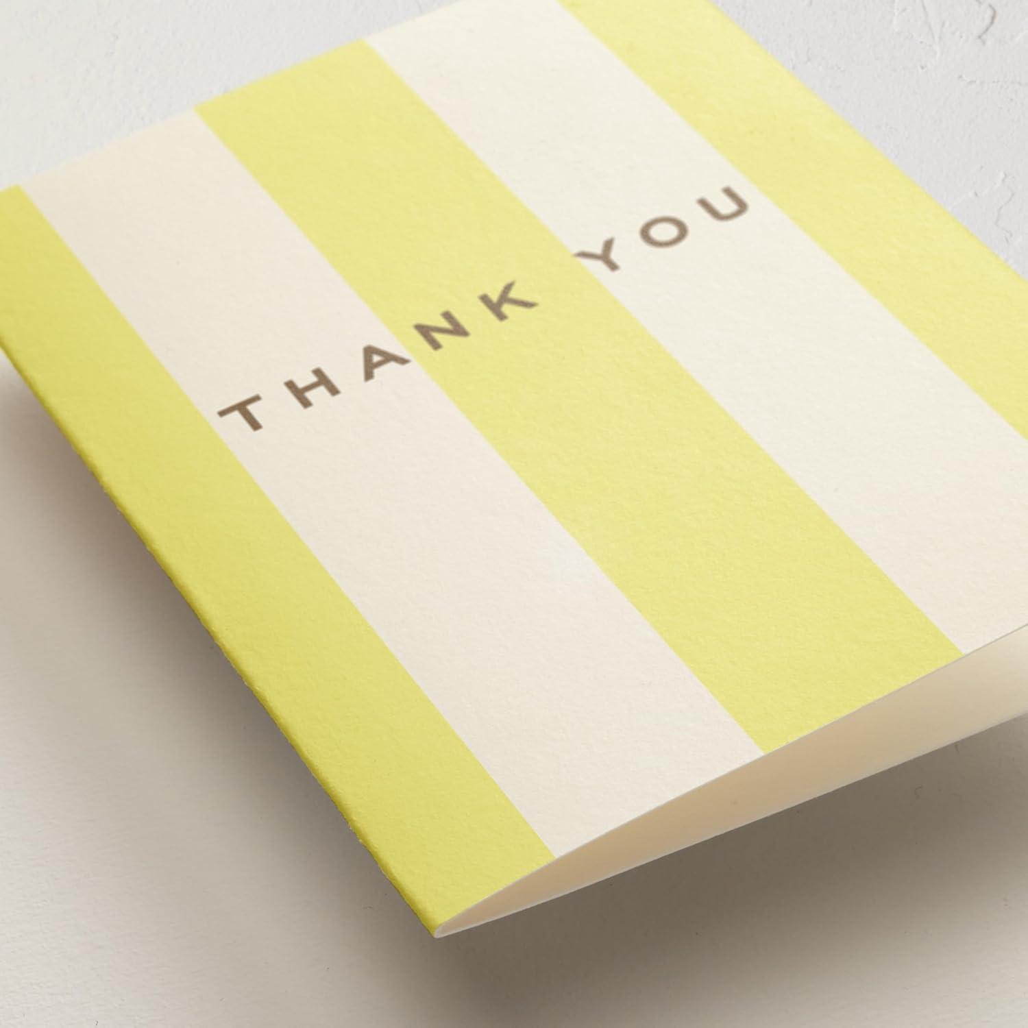 imageMinted Thank You Cards Pack Set of 10 Folded Thank You Cards with Envelopes Blank Card Luxe Script Design in Cream amp Blue Luxurious Paper Designed by Independent Artists Wedding or Everyday UseCampania