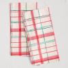 imageMinted Plaid Tea Towel Set of 2 Cotton Kitchen Towels with Unique Designs Dish Towels for Kitchen Decorative Dishtowels with Hanging Loop 18x28