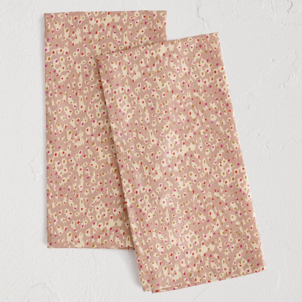 imageMinted Animal Dots Tea Towel Set of 2 Cotton Kitchen Towels with Unique Designs Cotton Dish Towels for Kitchen Decorative Dishtowels with Hanging Loop