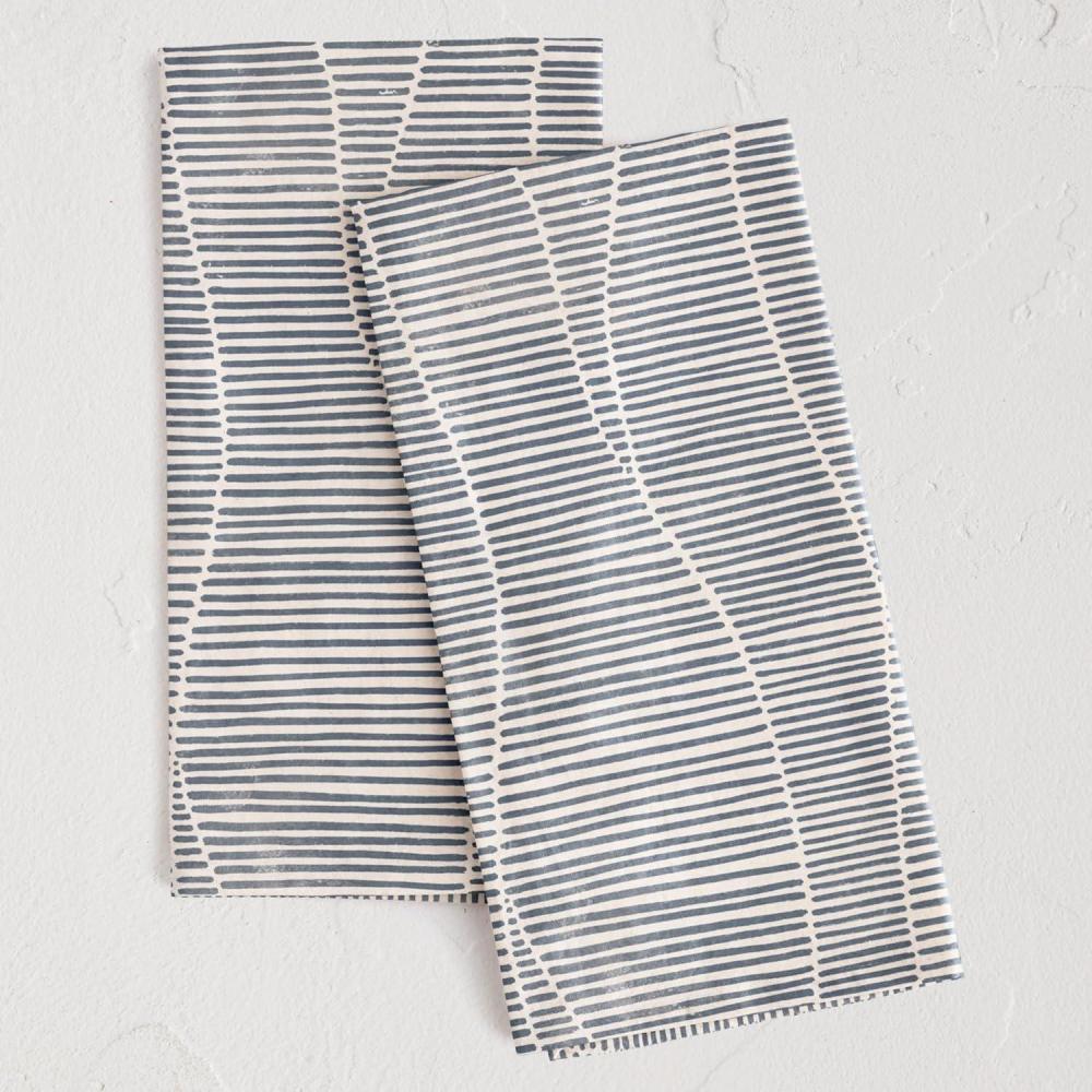 imageMinted Wavy Tea Towel Set of 2 Cotton Kitchen Towels Towels for Kitchens with Unique Designs Cotton Dishtowels Decorative Dishtowels Comes with Hanging Loop 18x28