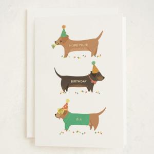 MINTED Love Is Around You Valentine’s Day Blank Card, Watercolor Hearts Illustration Note Card, Premium 5×7 Blank Greeting with Envelope, Romantic Heart Design for Thinking of You, Thank You Celebrations(Real Wiener)