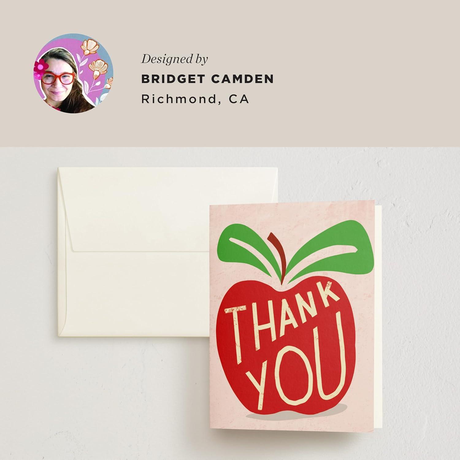 imageMinted Thank You Cards 10 Pack Pooches Gracias Design Folded 425 x 55 Inch Blank Greeting Cards with Envelopes for Pet Lovers Wedding Graduation Baby Shower Appreciation NotesTeacher Thank You