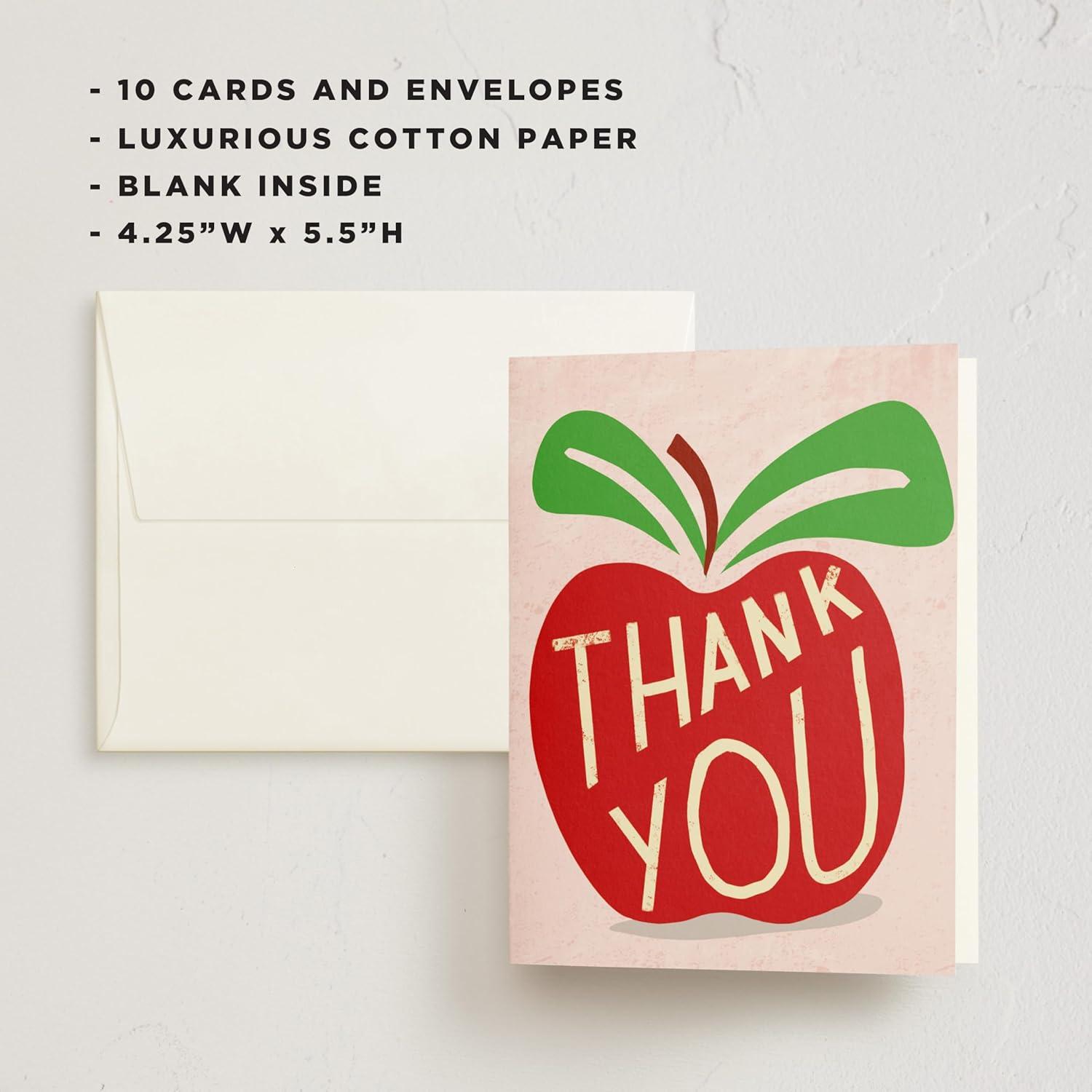 imageMinted Thank You Cards 10 Pack Pooches Gracias Design Folded 425 x 55 Inch Blank Greeting Cards with Envelopes for Pet Lovers Wedding Graduation Baby Shower Appreciation NotesTeacher Thank You