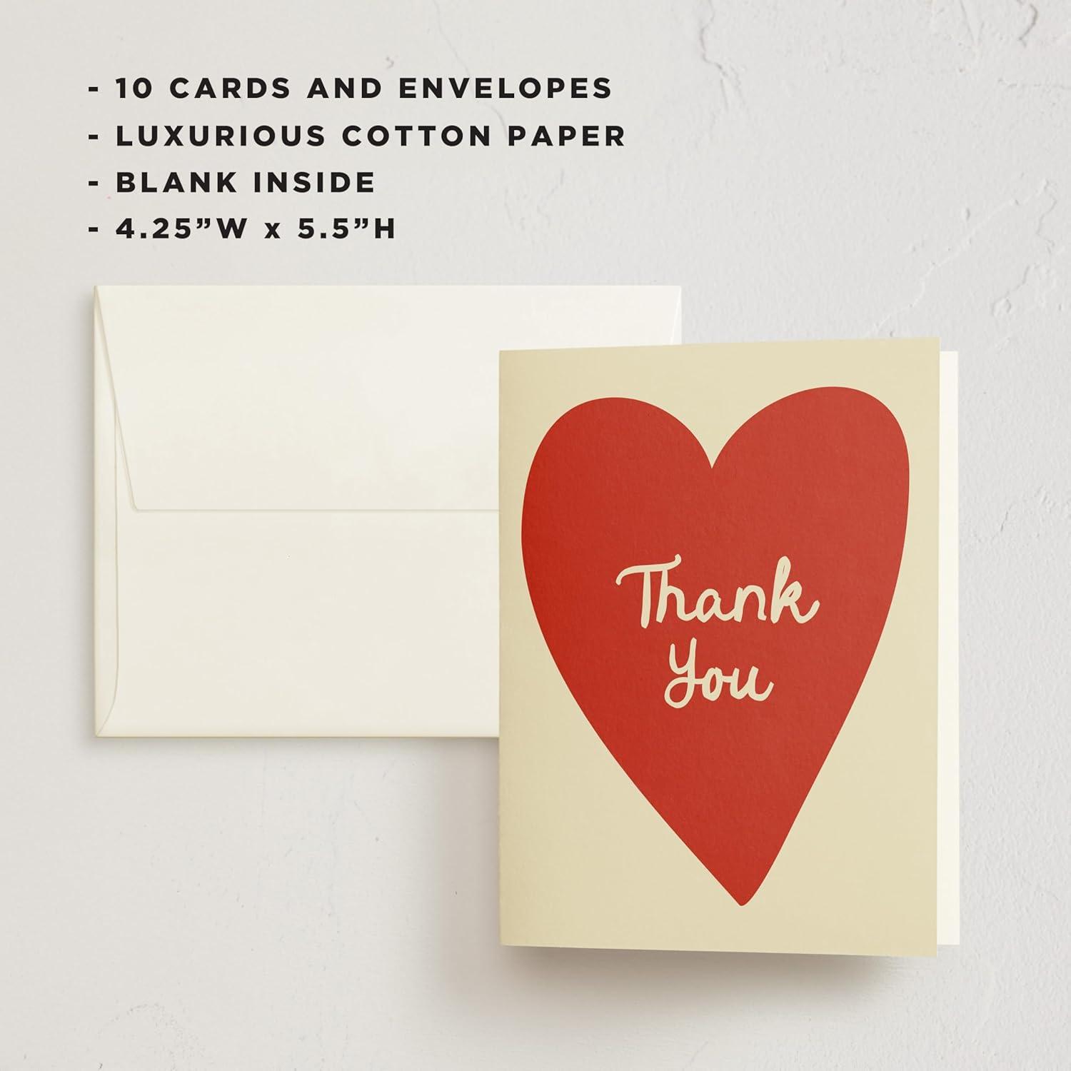 imageMinted Thank You Cards 10 Pack Sparkling Champagne Tower Design Folded 425 x 55 Inch Blank Greeting Cards with Envelopes for Wedding Celebration Party Appreciation NotesBig Heart Wedding
