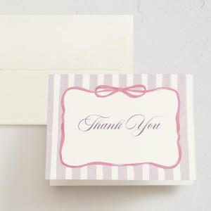 Minted Thank You Cards 10 Pack Bundle of Joy Sketches Design Folded 4.25 x 5.5 Inch Blank Greeting Cards with Envelopes for Baby Shower New Baby Gifts and Appreciation Notes(Celina Pink)