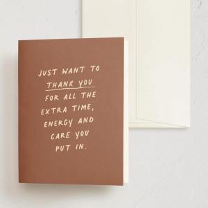 Minted Thank You Cards 10 Pack Pooches Gracias Design Folded 4.25 x 5.5 Inch Blank Greeting Cards with Envelopes for Pet Lovers Wedding Graduation Baby Shower Appreciation Notes(Passing Notes)