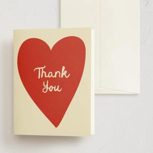 Minted Thank You Cards 10 Pack Sparkling Champagne Tower Design Folded 4.25 x 5.5 Inch Blank Greeting Cards with Envelopes for Wedding Celebration Party Appreciation Notes(Big Heart Wedding)