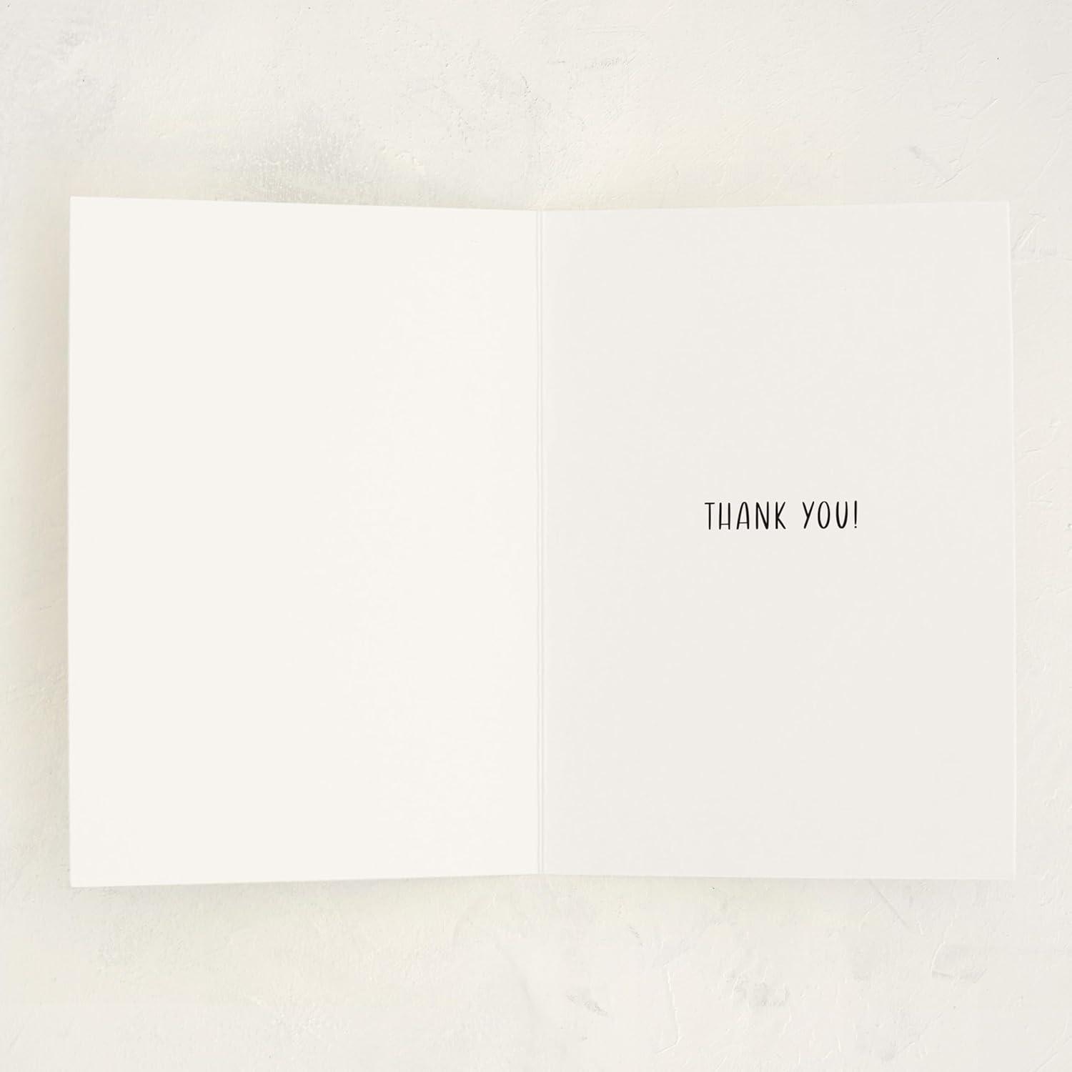 imageMINTED Frenchie Flowers Blank Card for Any Occasion Cute Dog Illustration Note Card Premium 5x7 Blank Greeting with Envelope French Bulldog with Bouquet Design for Thank You Thinking of You MessagePooches Gracias