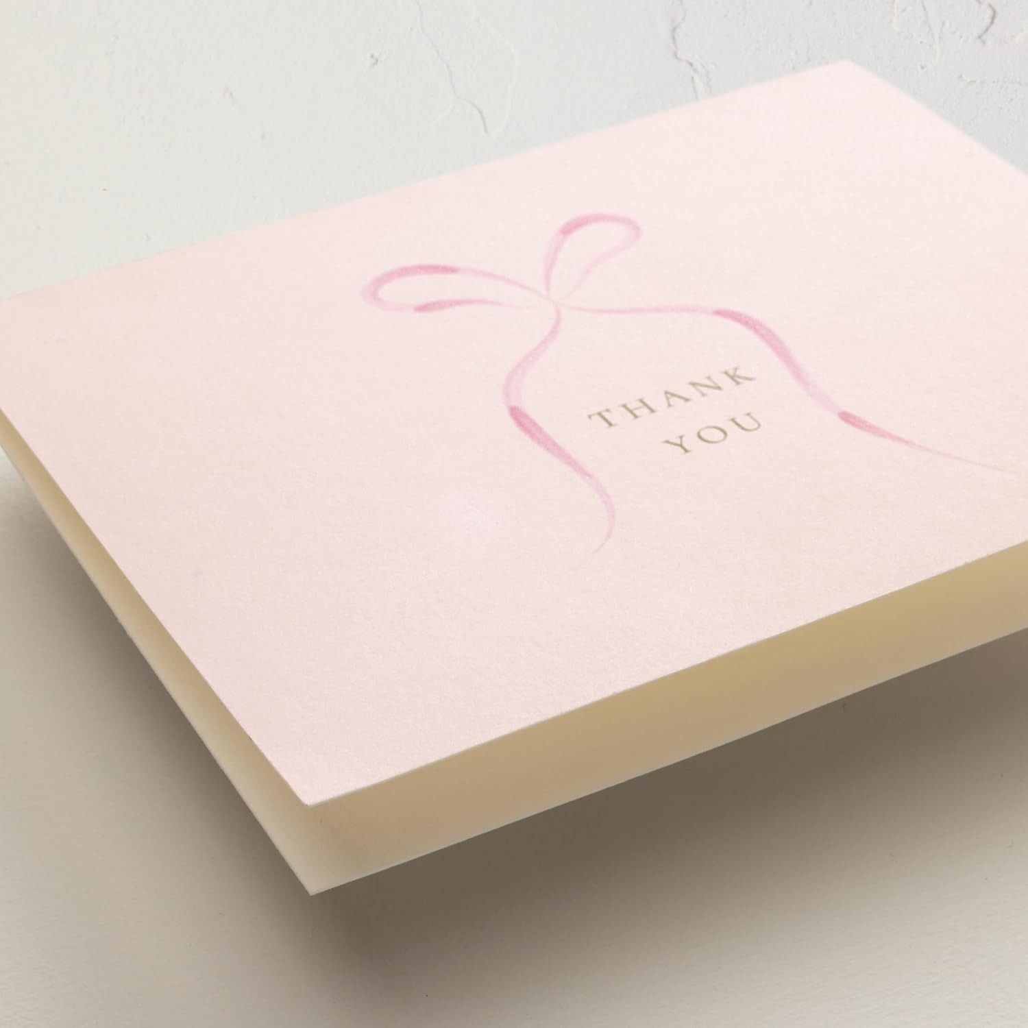 imageMinted Thank You Cards 10 Pack Disney Winnie the Pooh in the Wood Design Folded 425 x 55 Inch Blank Greeting Cards with Envelopes for Baby Shower Kids Events Appreciation NotesPink Bow