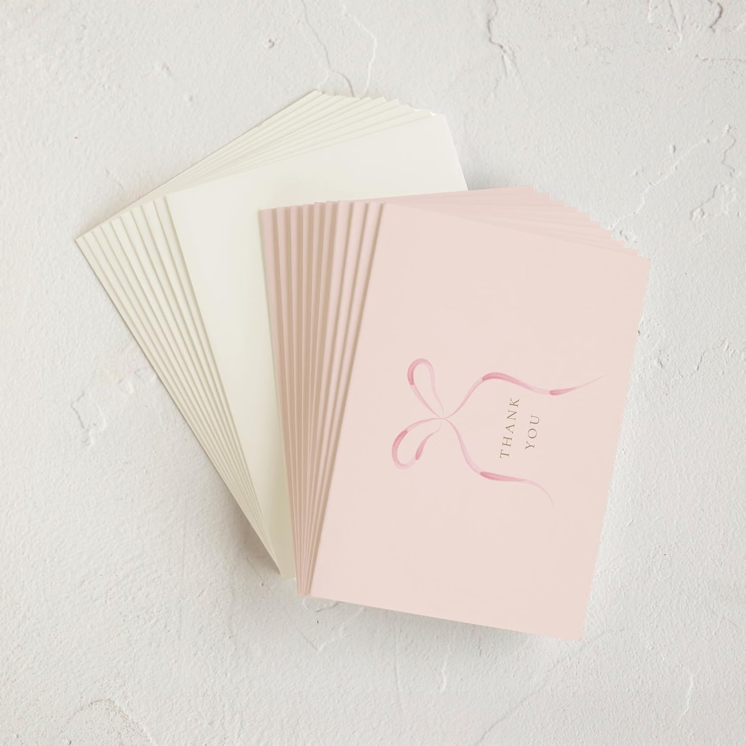 imageMinted Thank You Cards 10 Pack Disney Winnie the Pooh in the Wood Design Folded 425 x 55 Inch Blank Greeting Cards with Envelopes for Baby Shower Kids Events Appreciation NotesPink Bow