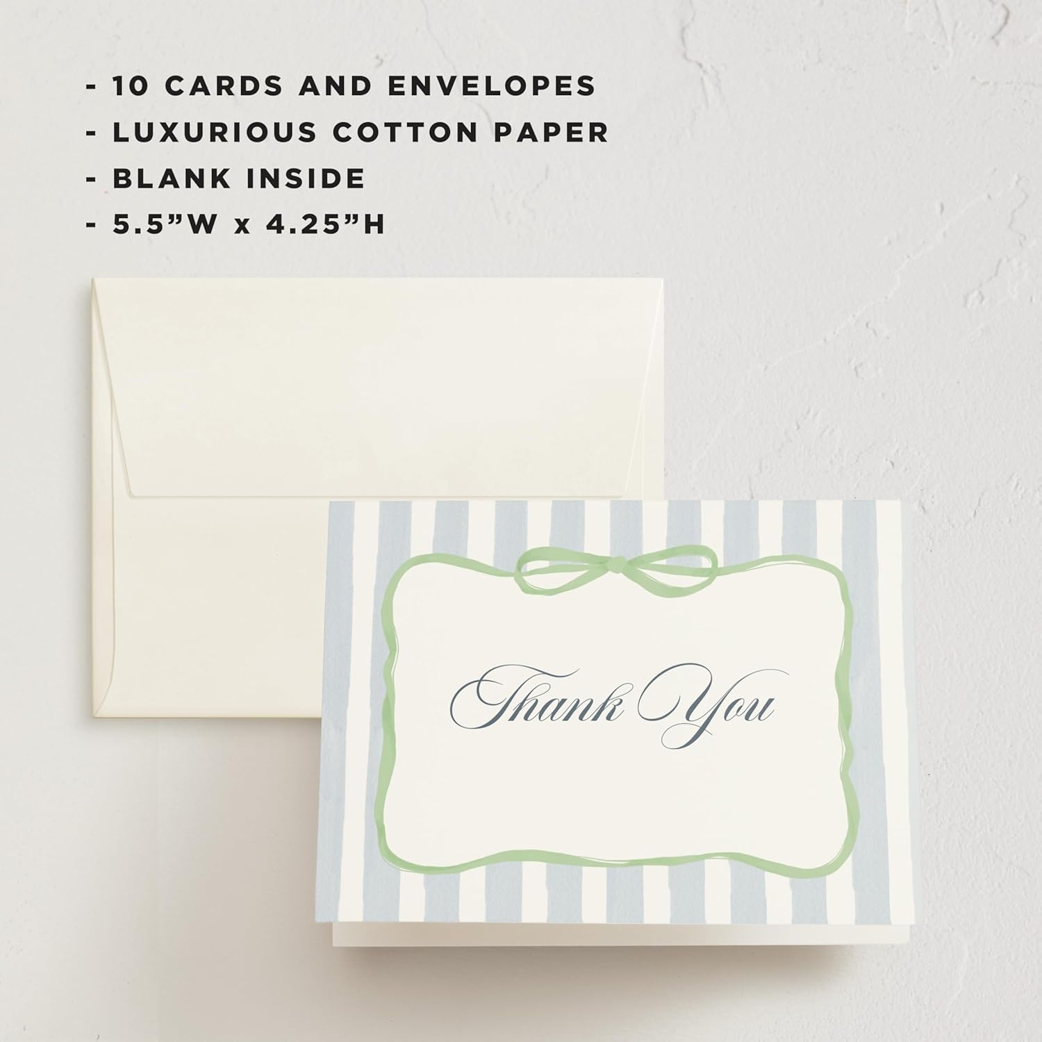 imageMinted Thank You Cards 10 Pack Disney Winnie the Pooh in the Wood Design Folded 425 x 55 Inch Blank Greeting Cards with Envelopes for Baby Shower Kids Events Appreciation NotesCelina Green